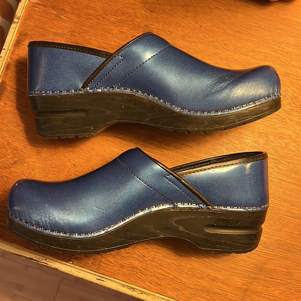 SANITA The Original Danish Clogs Size 39 (US 8)-beautiful blue color - Picture 2 of 14